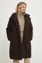 Answear.LAB płaszcz 8104.fos brązowy WW25