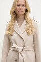 Шерстяное пальто Answear.LAB бежевый 3012.fms
