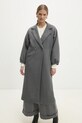 Answear Lab palton de lana 92710.IKK gri WW25