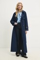 Trench kabát Answear.LAB námořnická modř 8302.flk