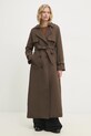 Trenčkot Answear.LAB 8302.flk hnedá WW25