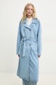 Джинсовий плащ Answear Lab LJK.BRIELLADENIM.ums блакитний WW25