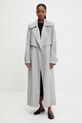 Answear Lab trencz jeansowy CO68548.IKK szary WW25
