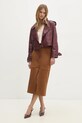 Answear Lab geaca b9665vr.ims burgundia WW25