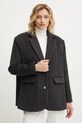 Answear Lab cappotto in lana 38028.ios nero