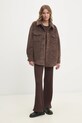 Košilová bunda Answear.LAB PK9221.ims hnědá WW25