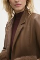 Kabát Answear.LAB pu1426.ilk hnedá