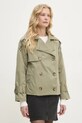 Короткий тренч Answear.LAB зелёный trch004.flk