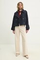 Îmbrăcăminte Answear Lab geaca jeans sng.91.tos bleumarin