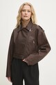 Answear Lab ramoneska LJK.VICDKBROWN.ums brązowy WW25