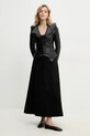 Answear Lab geaca ramones 1820.pr.ilk negru WW25