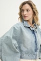 Rifľová bunda Answear.LAB modrá JCK.1.TWK