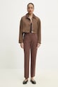 Bunda Answear.LAB 240242.TWK hnedá WW25
