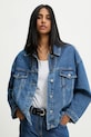 Answear.LAB kurtka jeansowa bez kaptura niebieski rd9006.1.flk