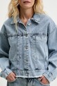 Answear Lab geaca jeans 5057.tos albastru