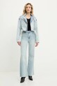 Answear Lab ramoneska jeansowa BIKEJ79.tos niebieski WW25
