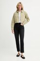 Answear.LAB kurtka jeansowa BCJ78.tos zielony WW25