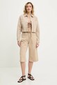 Answear.LAB kurtka jeansowa BCJ78.tos beżowy WW25