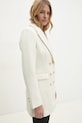 Answear.LAB marynarka z wełną v2347e.FLK biały