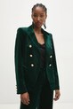 Σακάκι από βελούδο Answear.LAB v1721n.FLK πράσινο WW25