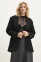 Answear Lab sacou negru bw2950.ilk
