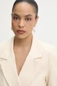 Answear.LAB blazer in cotone beige 9442.tos