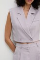 Answear Lab compleu - jachetă și pantaloni V331.P981.HWK violet
