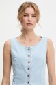 Answear Lab gilet di jeans blu RD3052.hlk