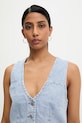 Answear Lab vesta jeans albastru N2654.hak