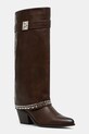 Answear Lab cizme 5-8 cm maro M05.hos
