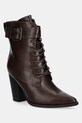 Answear Lab botine cu snur maro 6378.fos