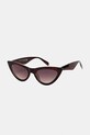 Answear Lab ochelari de soare uniforme burgundia 26542.flk