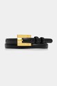 Answear Lab curea de piele negru 1151.CMS