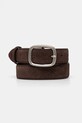 Answear Lab curea din piele intoarsa maro 1248.CMS