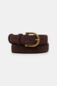 Answear Lab curea din piele intoarsa maro 1251.CMS