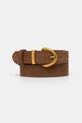 Answear Lab curea din piele intoarsa piele întoarsă maro 1259.CMS