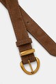 Answear Lab curea din piele intoarsa 1259.CMS maro WW25