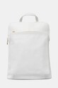 Kožený ruksak Answear.LAB usňová koža biela 479.HWK