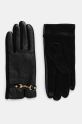 Answear.LAB rękawiczki imitacja skóry licowej czarny zaedfs92.ios