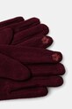 Rukavice Answear Lab zs28.ims burgundské WW25