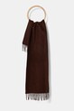 Вовняний шарф Answear.LAB вовна коричневий smalwool.fos