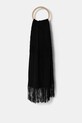 Answear Lab esarfa de lana cu modele negru JW216.hms