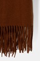 Answear.LAB szalik z kaszmirem qr18.ims brązowy WW25