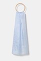 Шелковая шаль Answear.LAB ткань голубой UNI.SILK.flk