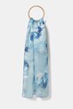Answear Lab sal de matase matase albastru big.silk.flk