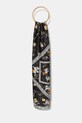 Answear Lab o esarfa din amestec de matase panza negru ED.YF.58C.iak