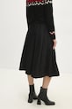 Îmbrăcăminte Answear Lab fustă din bumbac sng.50.tos negru