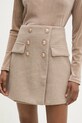 Answear Lab spódnica dzianina beżowy MA1102.hms