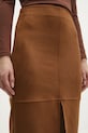 Sukně Answear.LAB hnědá sng.67.tos