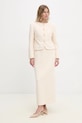 Answear.LAB spódnica esk065.ILK beżowy WW25